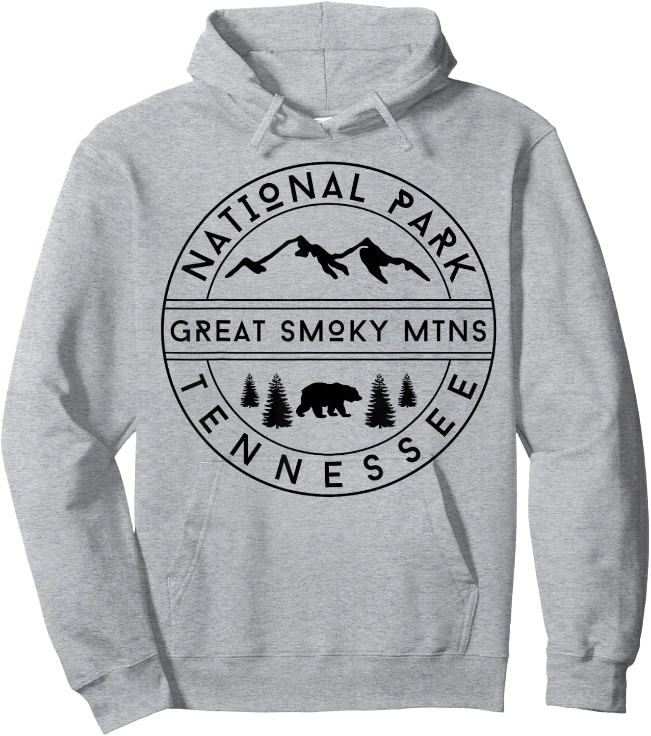 Smoky Mountains National Park Hoodie - Hoodie | Ash