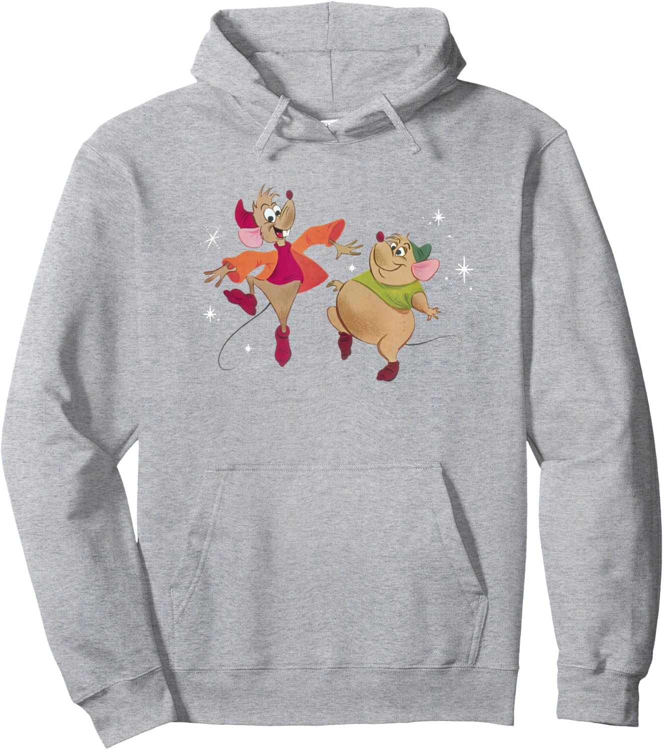 Disney Cinderella Jaq and Gus Sparkle Poster Hoodie - Hoodie | Ash