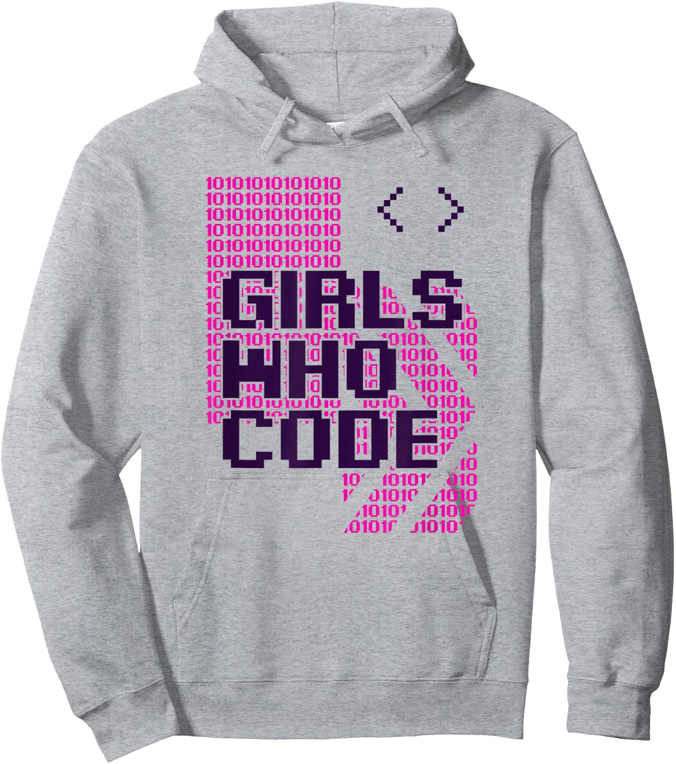 Girl Who Code Programmer Coder Hoodie - Hoodie | Ash