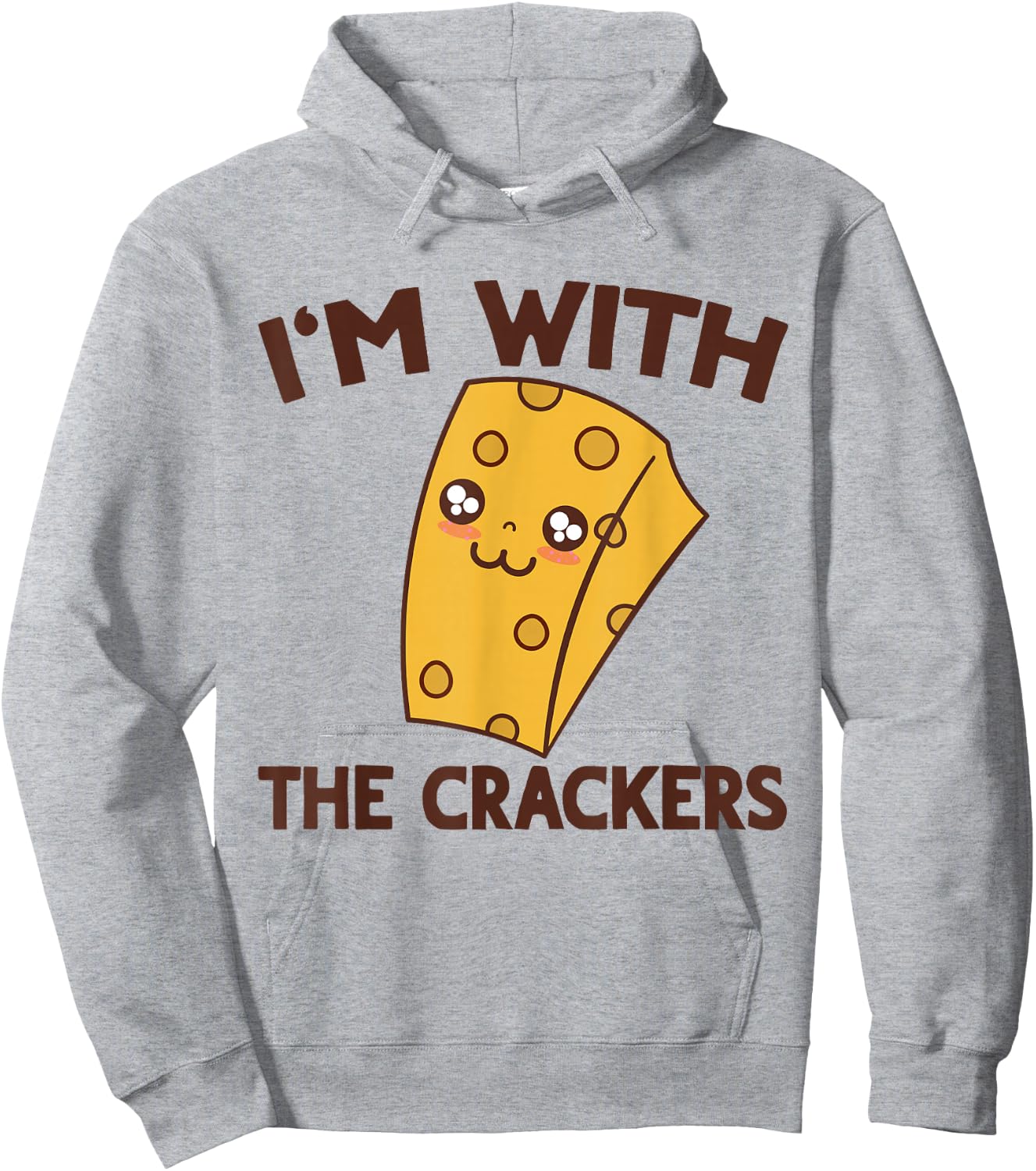 Cheese & Crackers Matching Couples His & Hers Hoodie - Hoodie | Ash