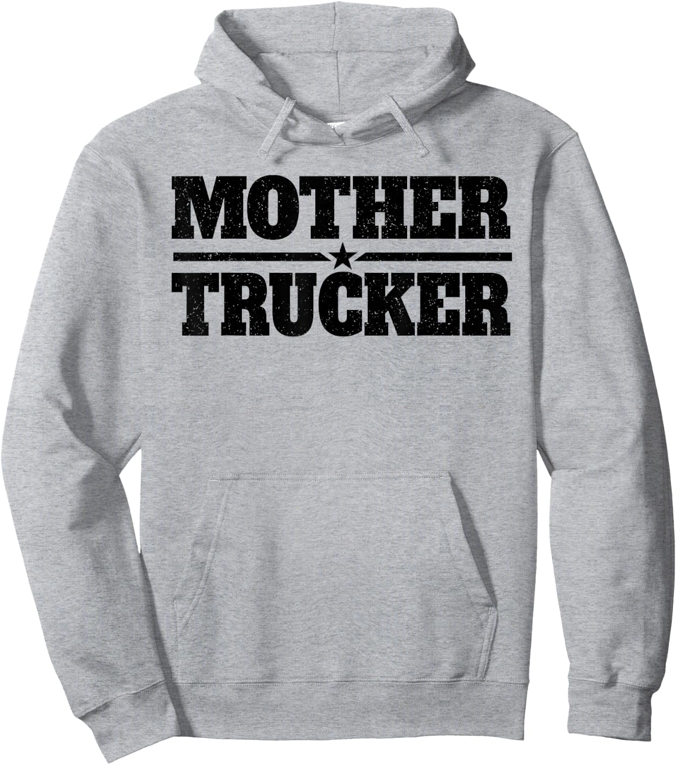 Mother Trucker Women Female Trucker Hoodie - Hoodie | Ash