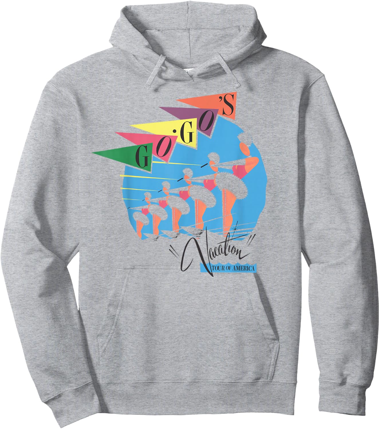 The Go-Go's - Vacation Retro Hoodie - Hoodie | Ash