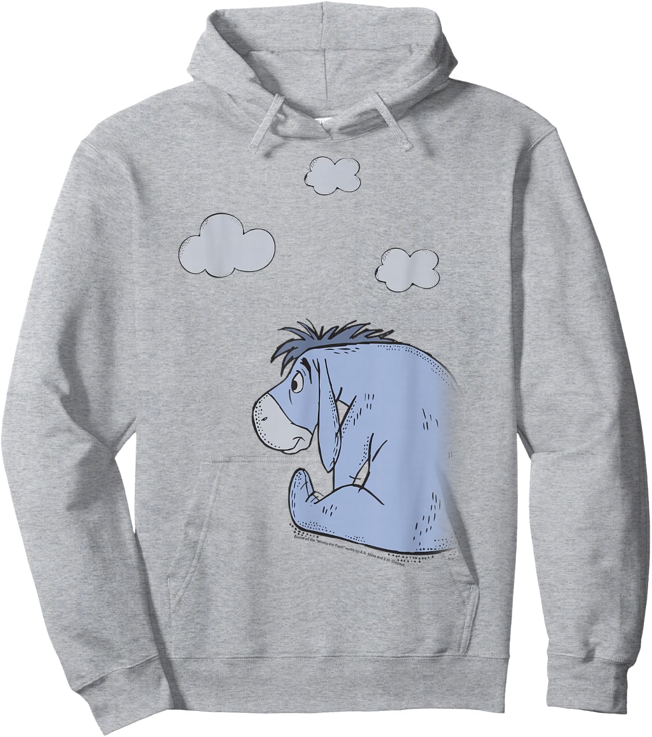 Disney Winnie The Pooh Eeyore In The Clouds Hoodie - Hoodie | Ash