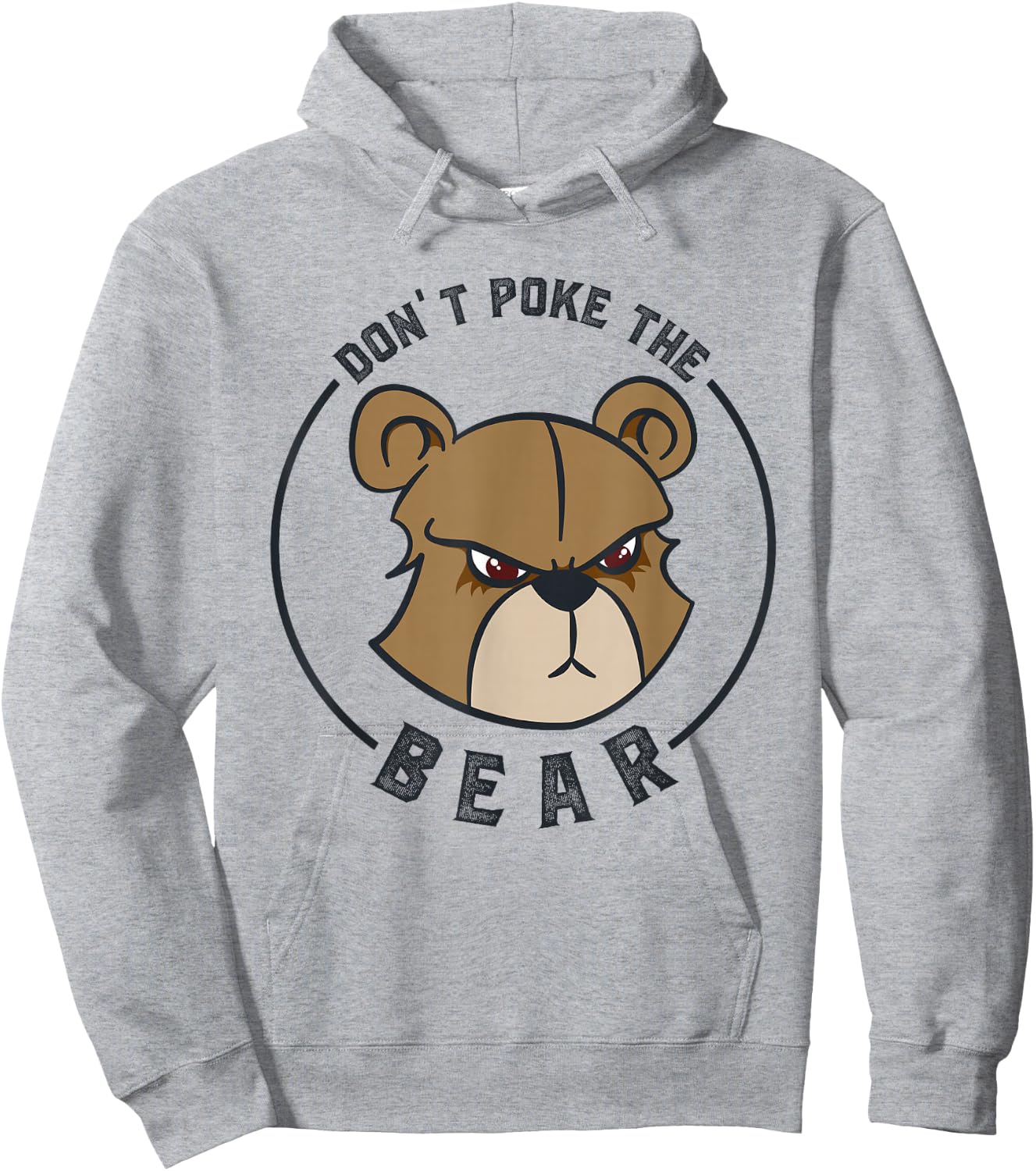 Don't Poke Mama Papa Bear Hoodie - Hoodie | Ash