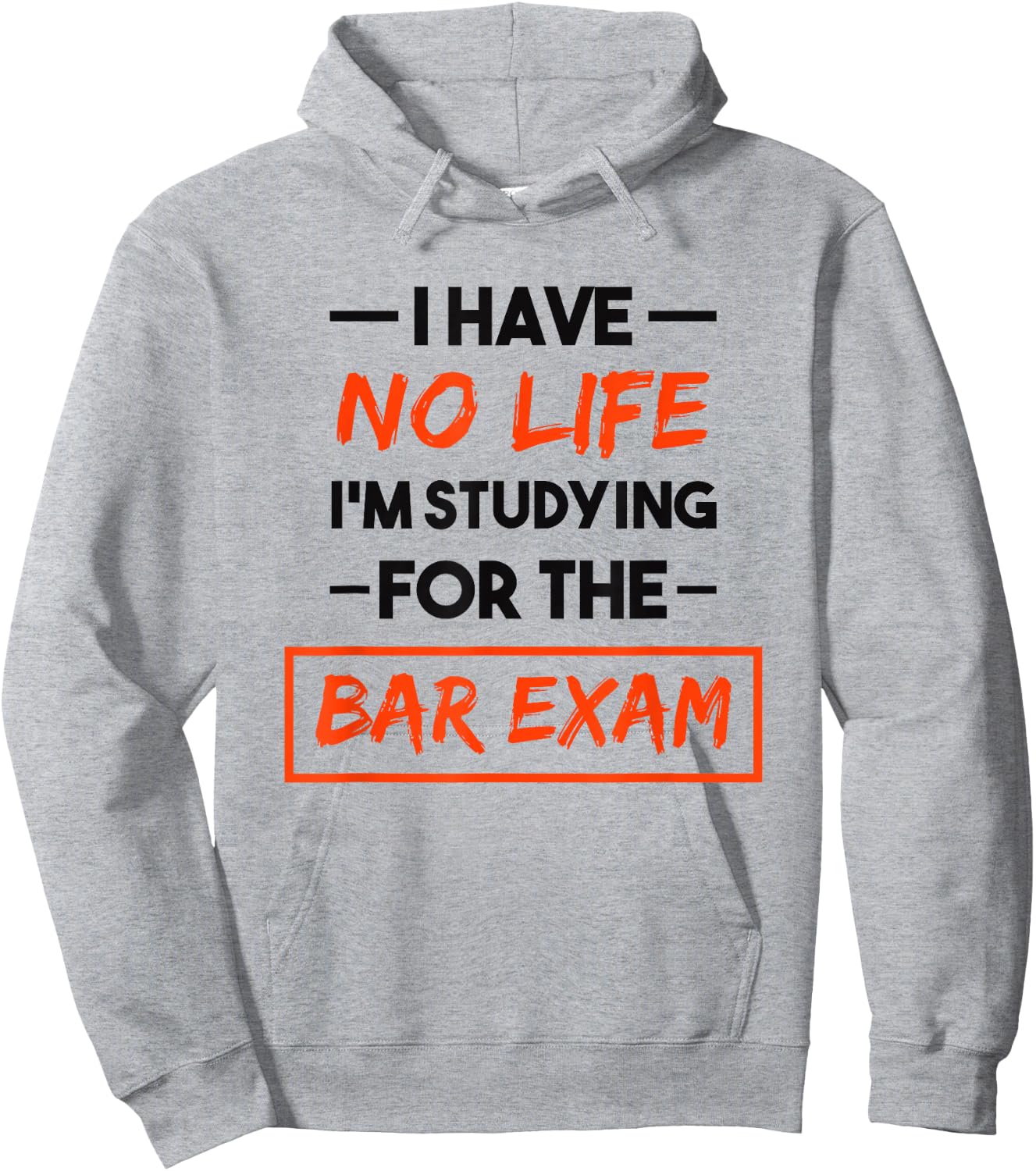 Bar Exam Funny Law School Graduation Hoodie - Hoodie | Ash