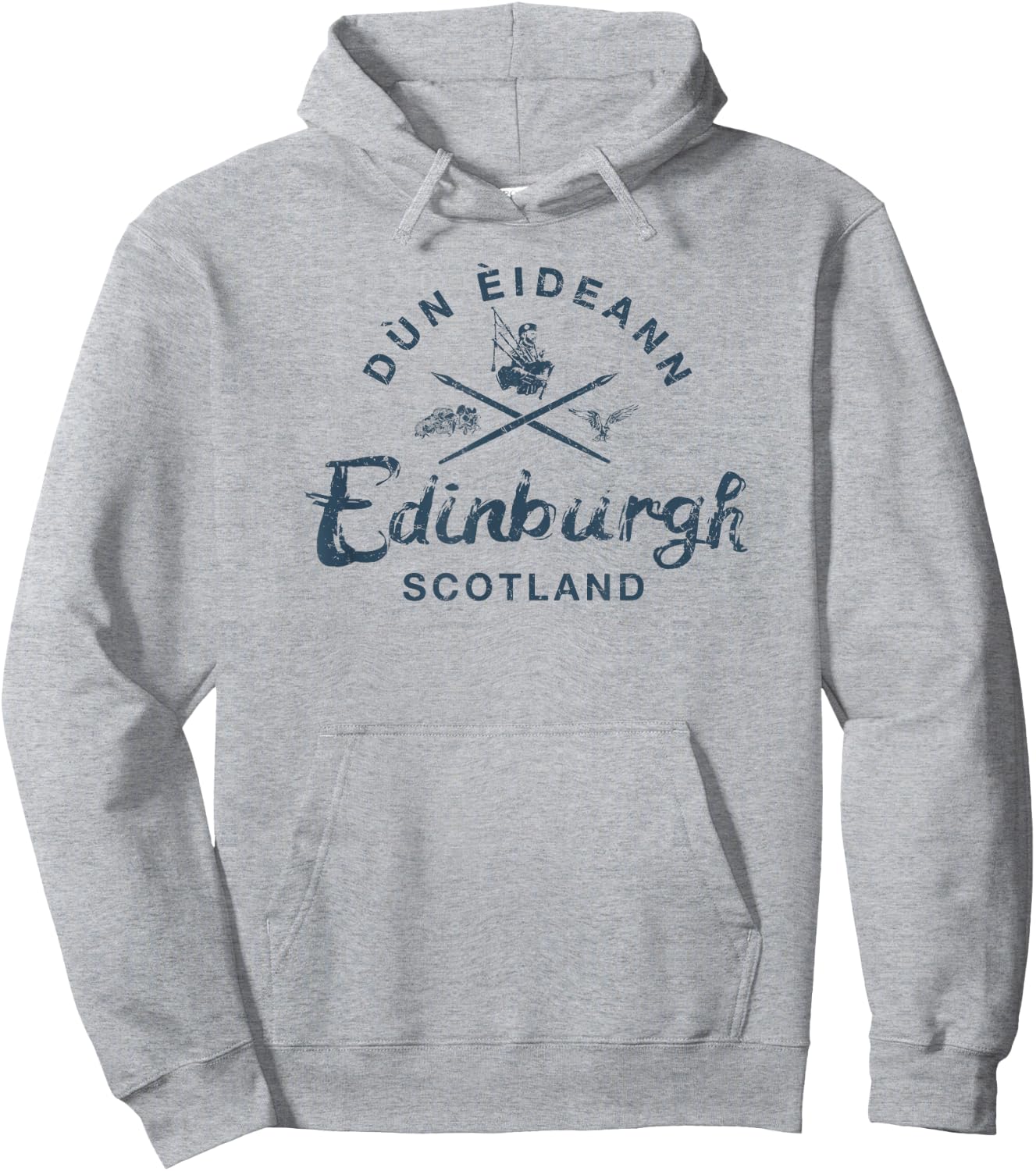 Scotland Edinburgh Scottish Vintage Hoodie - Hoodie | Ash