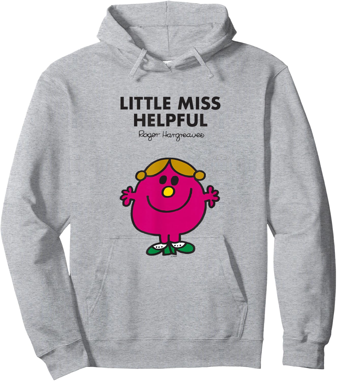 Mr. Men Little Miss Helpful Hoodie - Hoodie | Ash