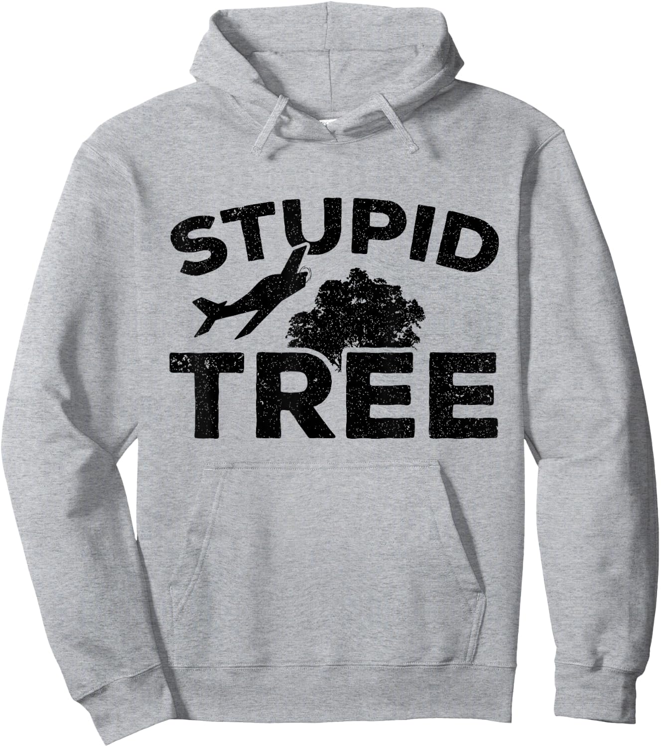 Aviation Model Pilot Stupid Tree RC Plane Hoodie - Hoodie | Ash