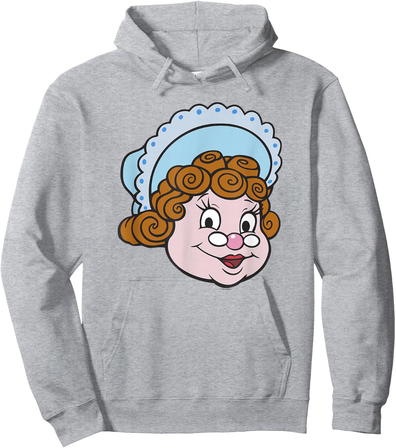 Candy Land Halloween Gramma Nutt Big Face Hoodie - Hoodie | Ash