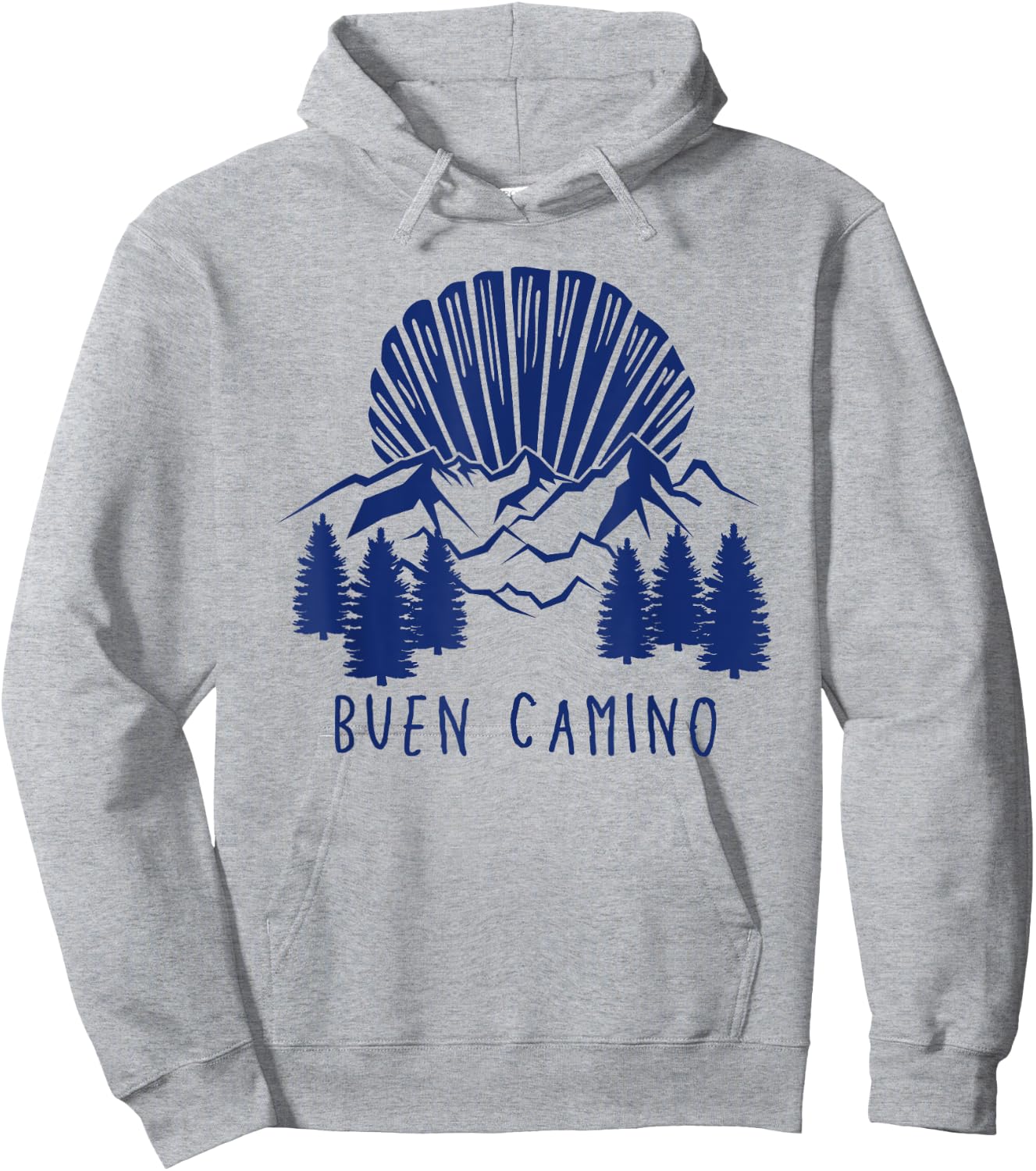 Buen Camino de Santiago de Compostela Hoodie - Hoodie | Ash