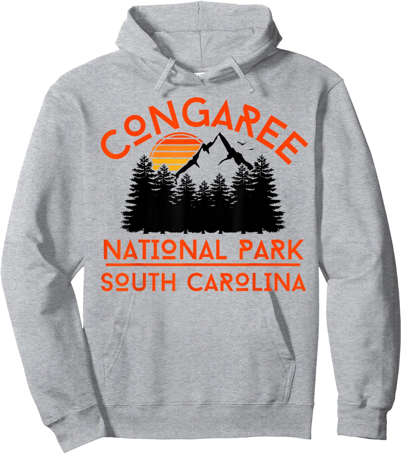 Congaree National Park Hoodie - Hoodie | Ash