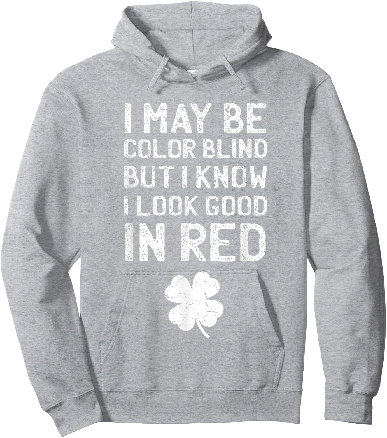 St Patricks Day shirt - Funny Color Blind Hoodie - Hoodie | Ash