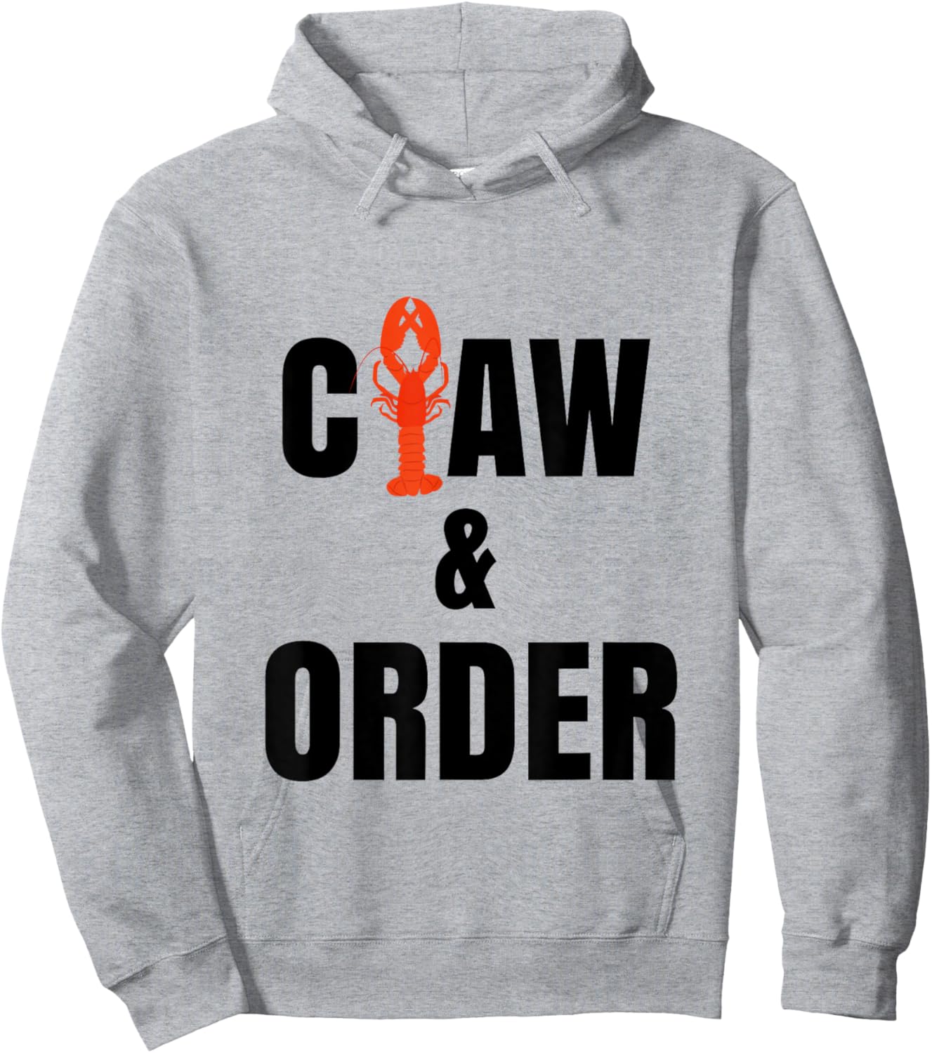 Funny Lobster Claw & Order Law Hoodie - Hoodie | Ash