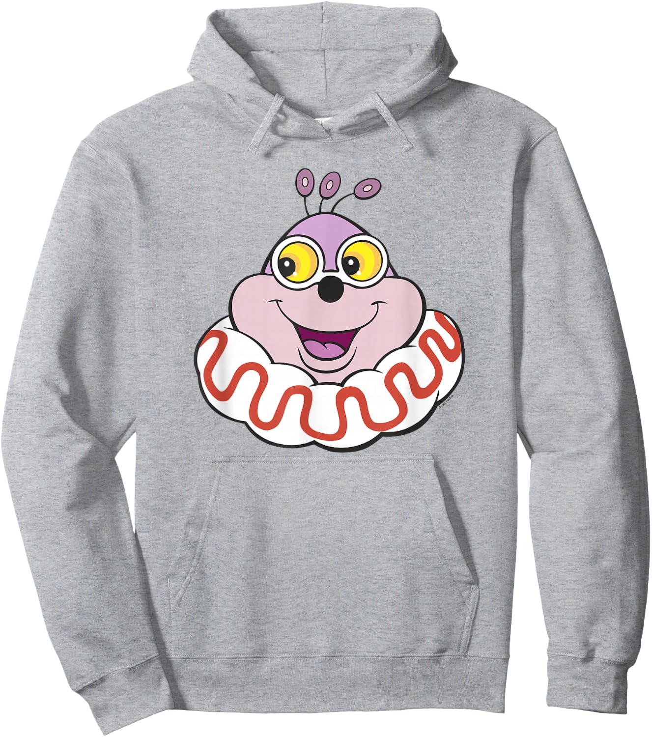 Candy Land Halloween Jolly Big Face Hoodie - Hoodie | Ash