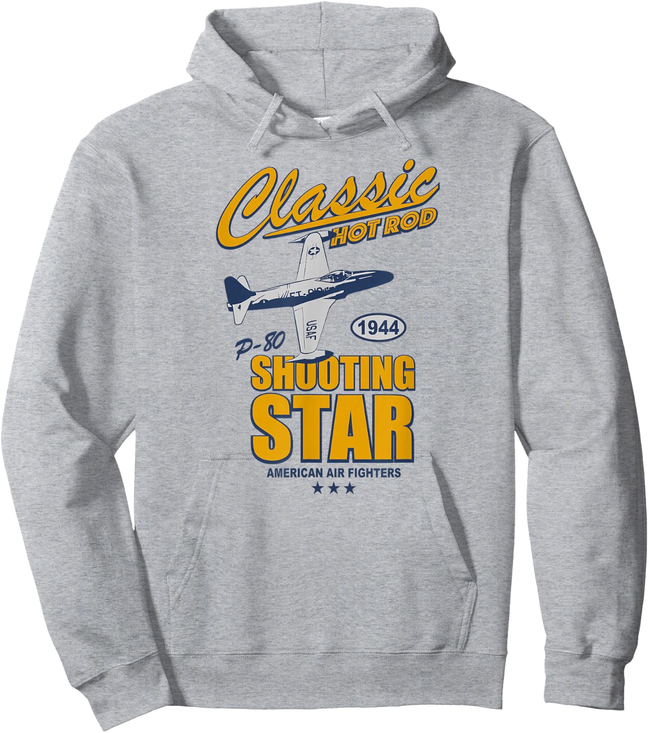 P-80 Shooting Star Hoodie - Hoodie | Ash