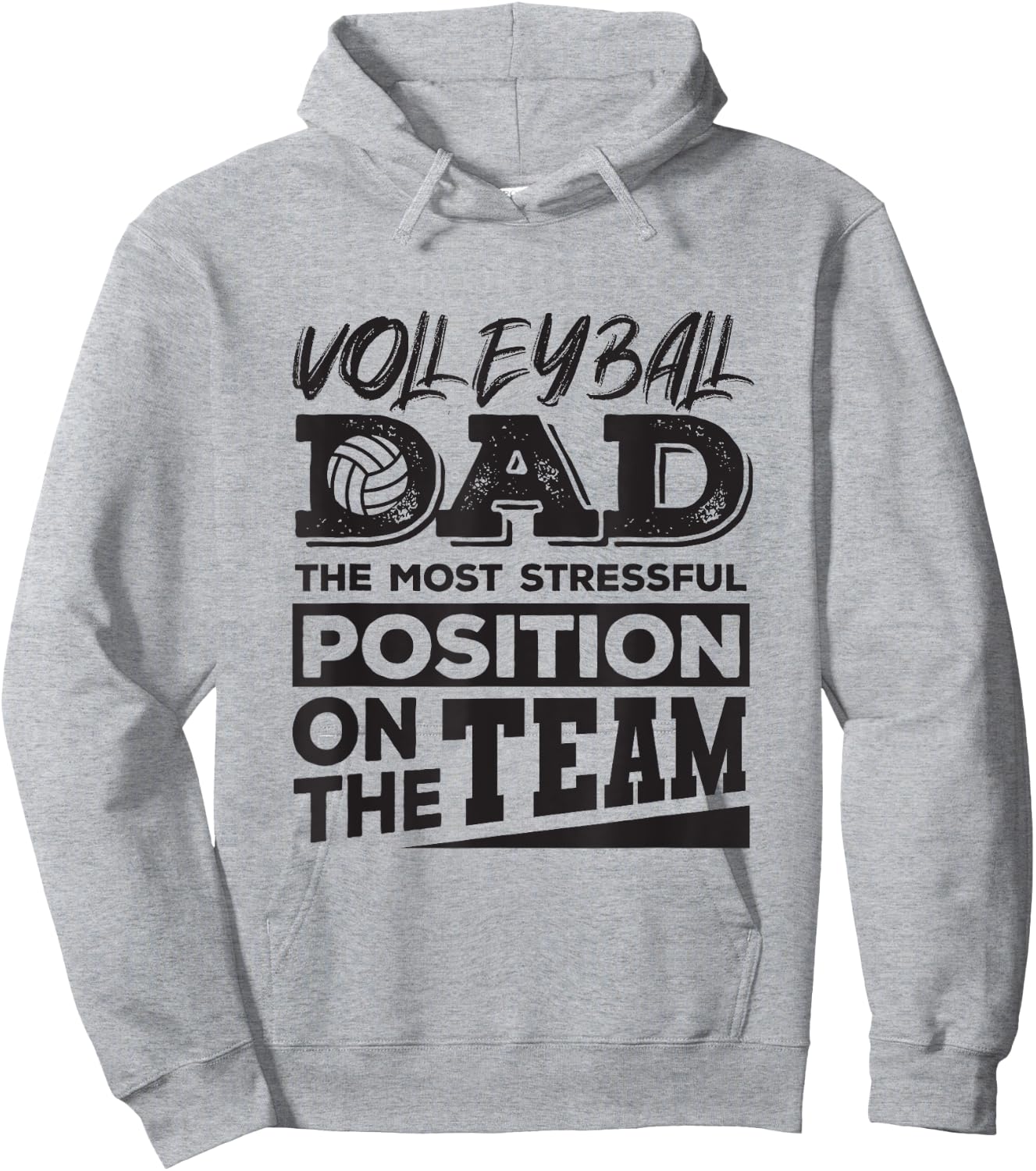 Volleyball Dad Shirt Men Volleyball Lover Hoodie - Hoodie | Ash
