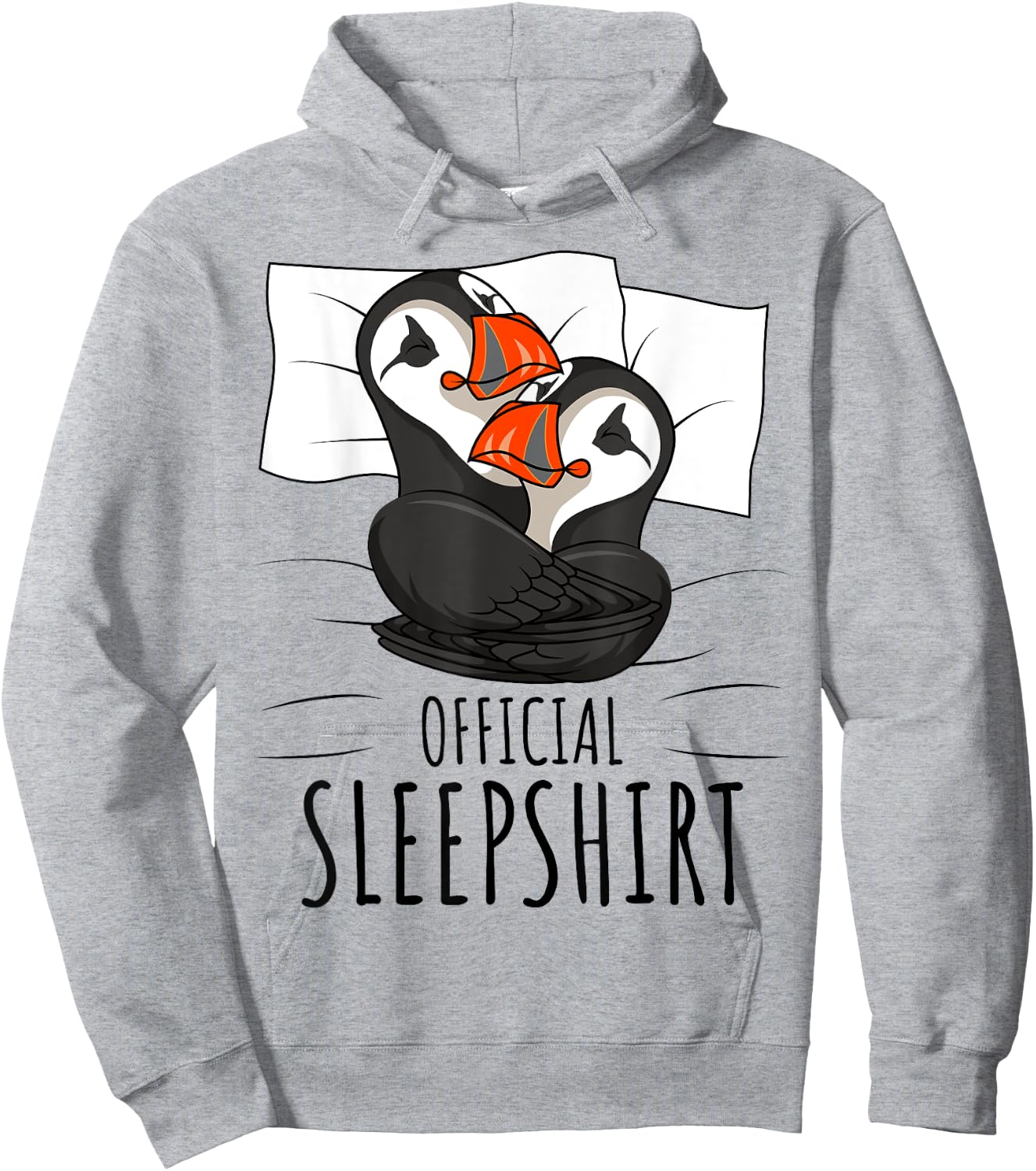 Puffin Official Sleepshirt Hoodie - Hoodie | Ash