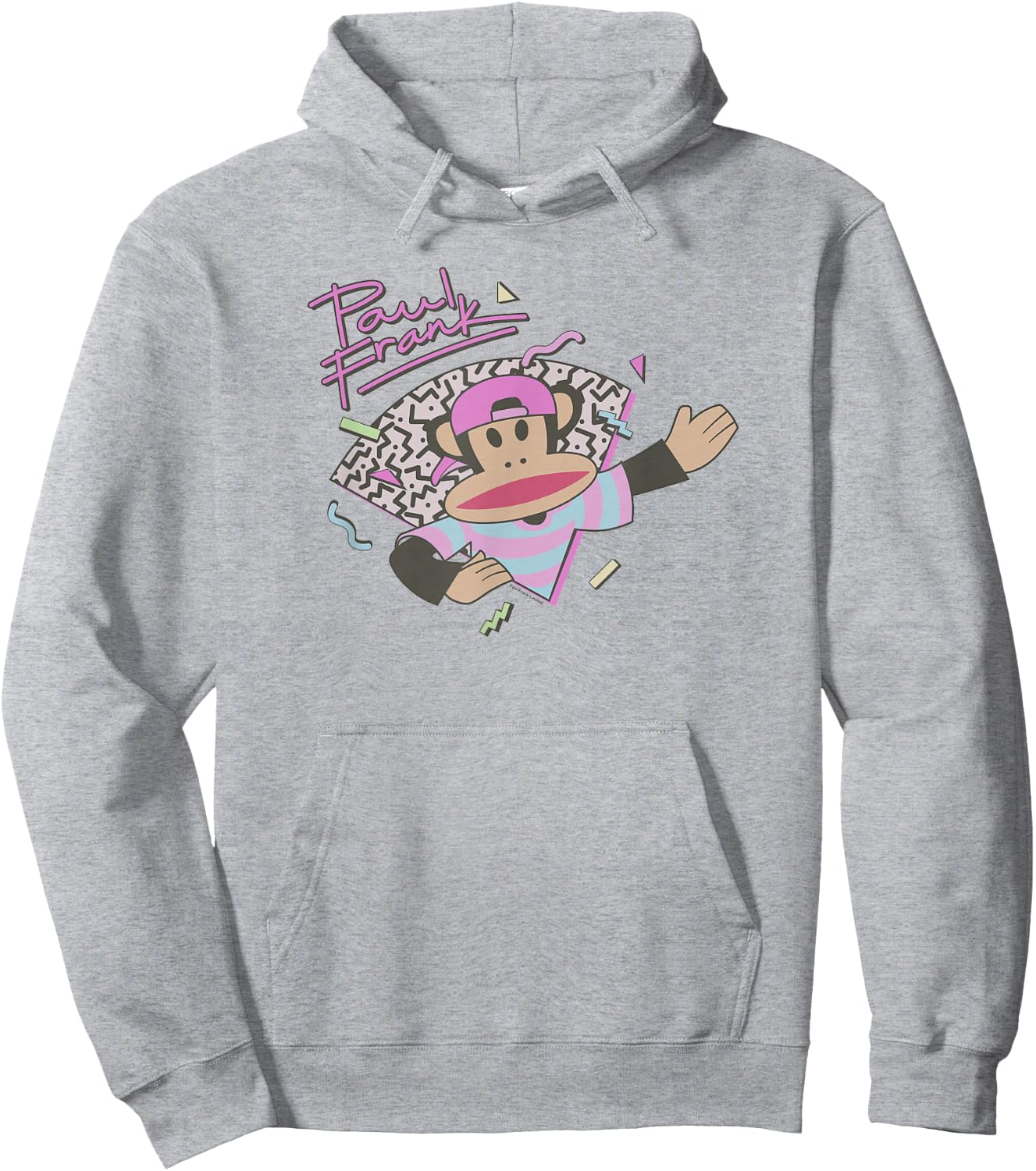 Paul Frank Julius Retro 90s Poster Hoodie - Hoodie | Ash
