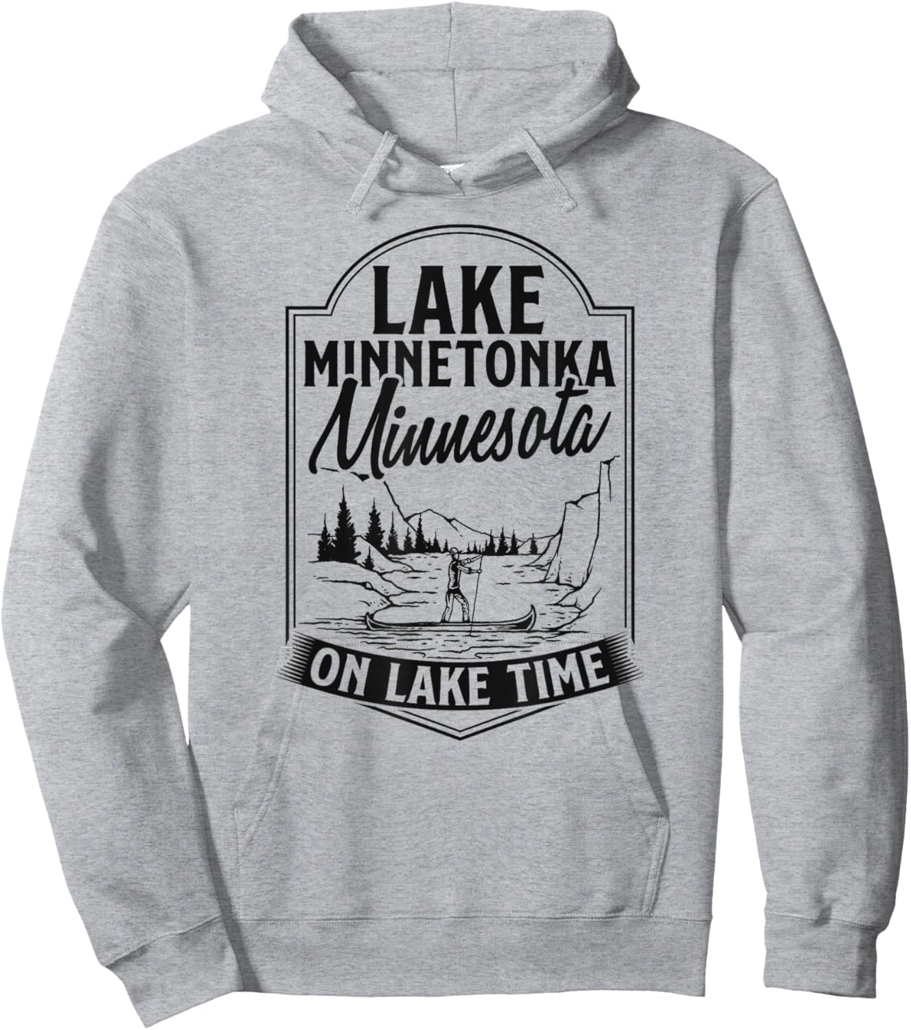 Lake Minnetonka Minnesota On Lake Time Life Hoodie - Hoodie | Ash