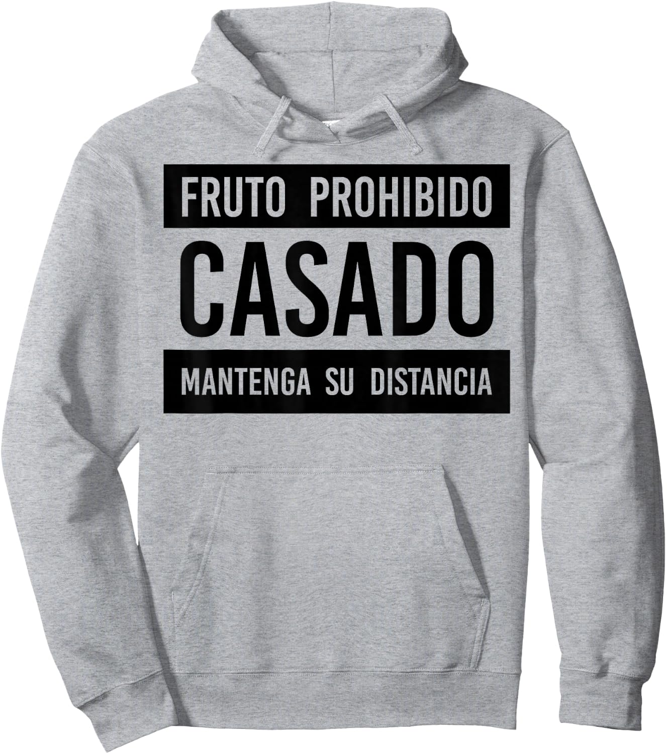 Fruto Prohibido Casado Mantenga Su Distancia Hoodie - Hoodie | Ash
