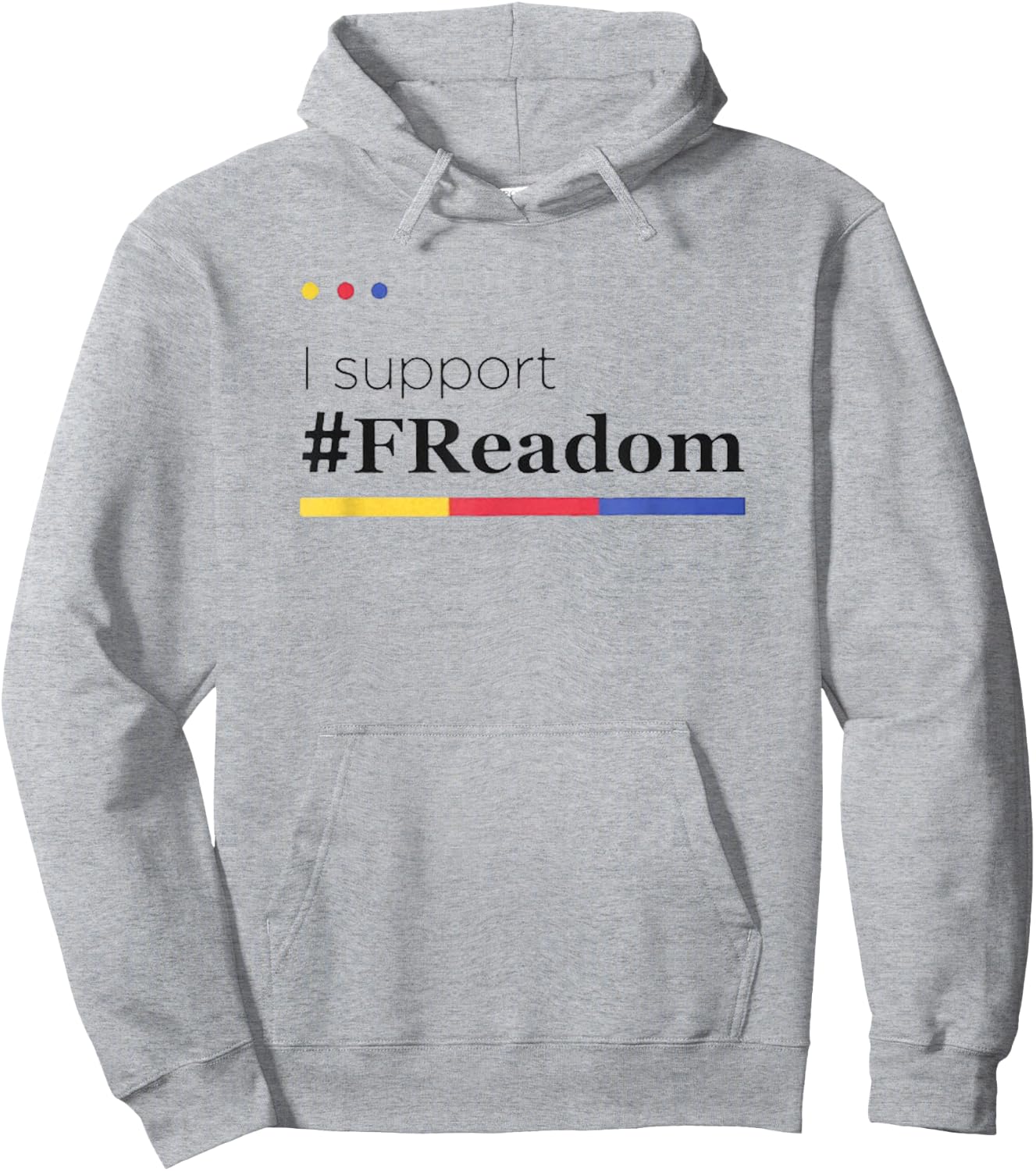 FReadom Librarian I support Hoodie - Hoodie | Ash