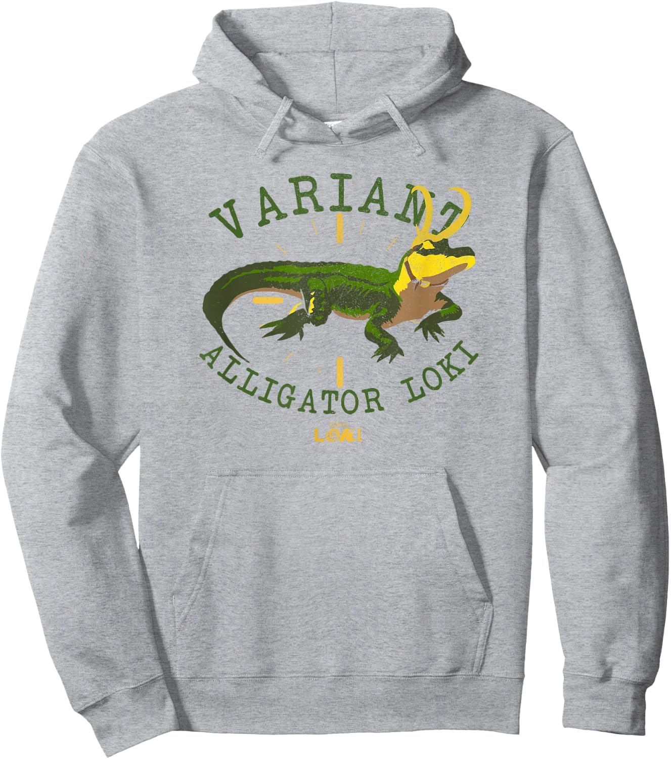 Marvel Loki Alligator Variant Hoodie - Hoodie | Ash