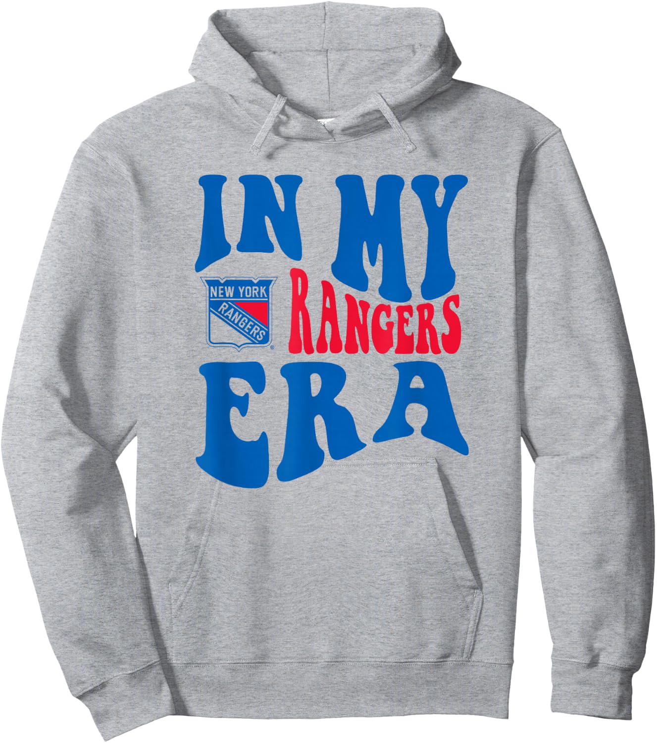 New York Rangers Era White Officially Licensed Hoodie - Hoodie | Ash