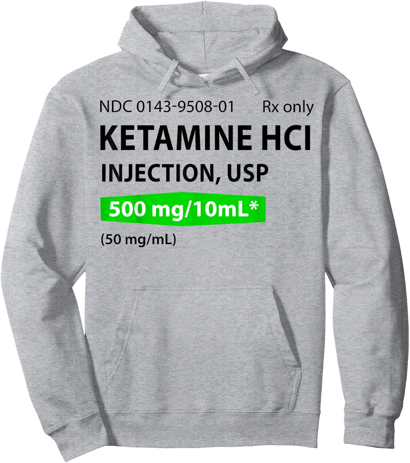 Ketamine HCl Hoodie - Hoodie | Ash
