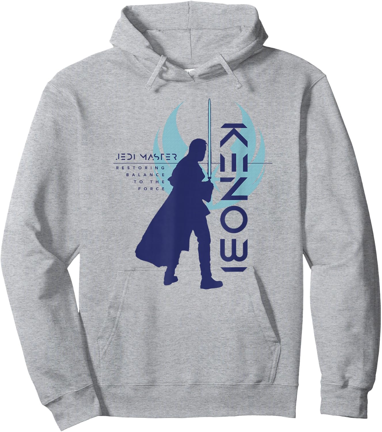 Star Wars Obi-Wan Kenobi Jedi Master Poster Hoodie - Hoodie | Ash