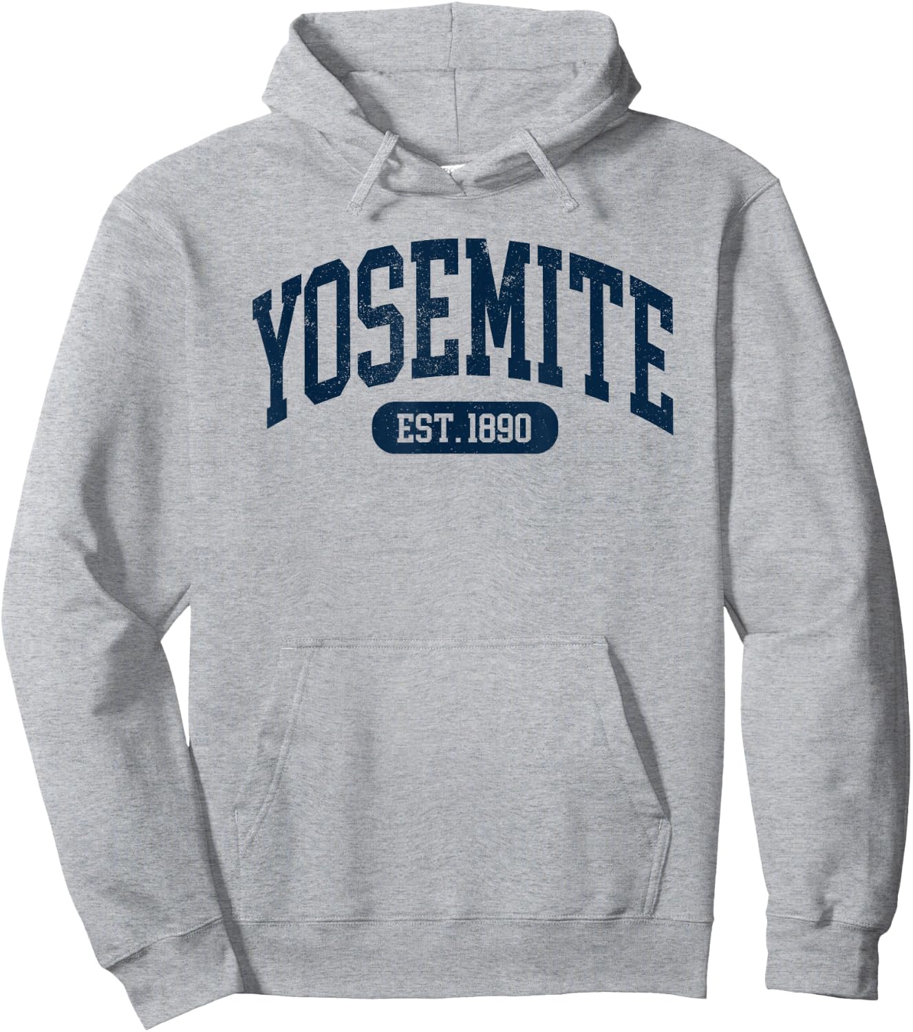 Vintage Yosemite Souvenir National Park Kids Hoodie - Hoodie | Ash