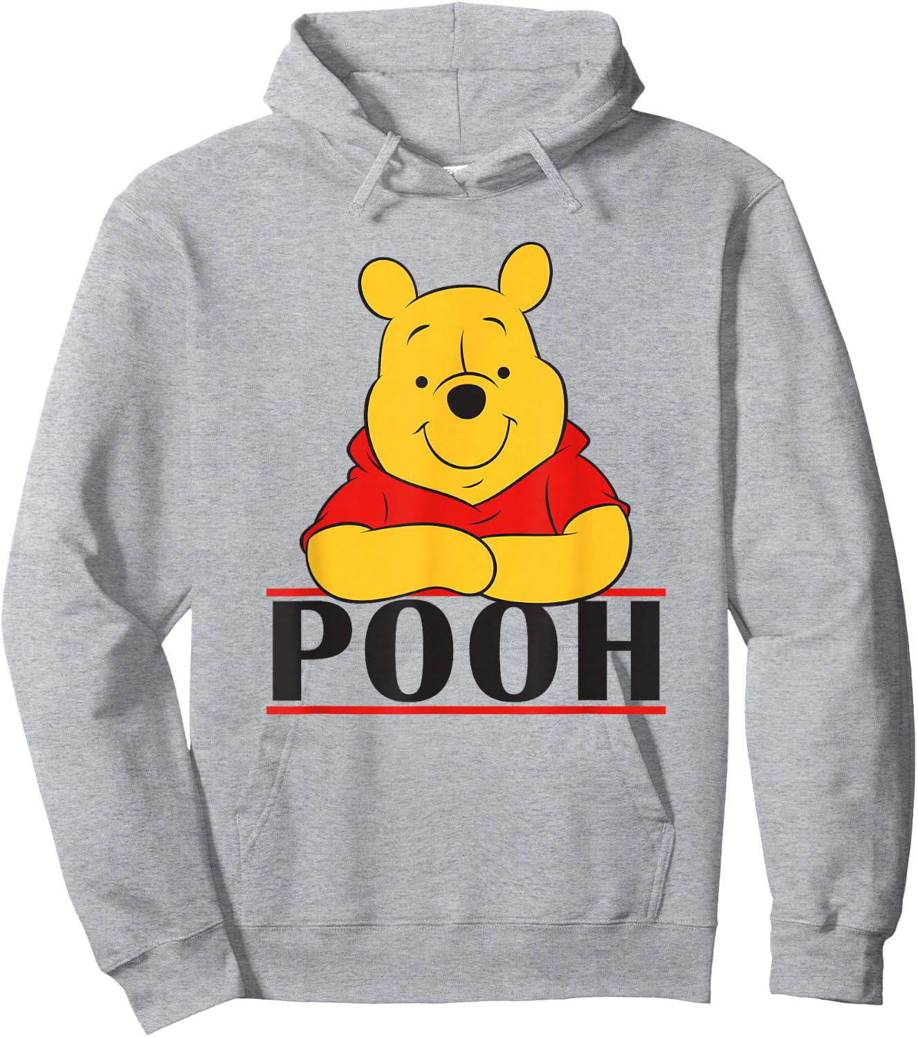 Winnie The Pooh - Pooh Hoodie - Hoodie | Ash