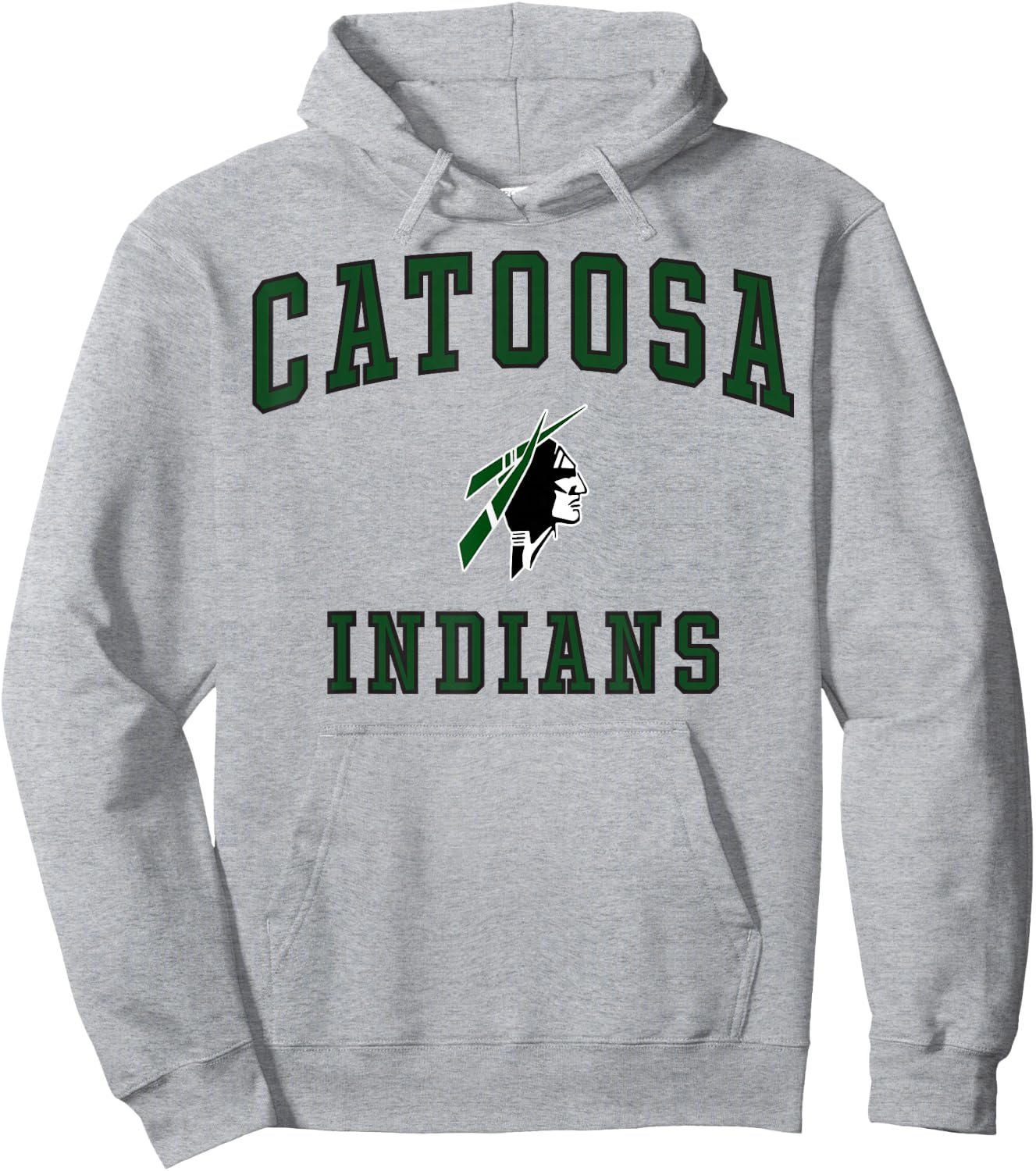 Catoosa High School Indians C1 Hoodie - Hoodie | Ash