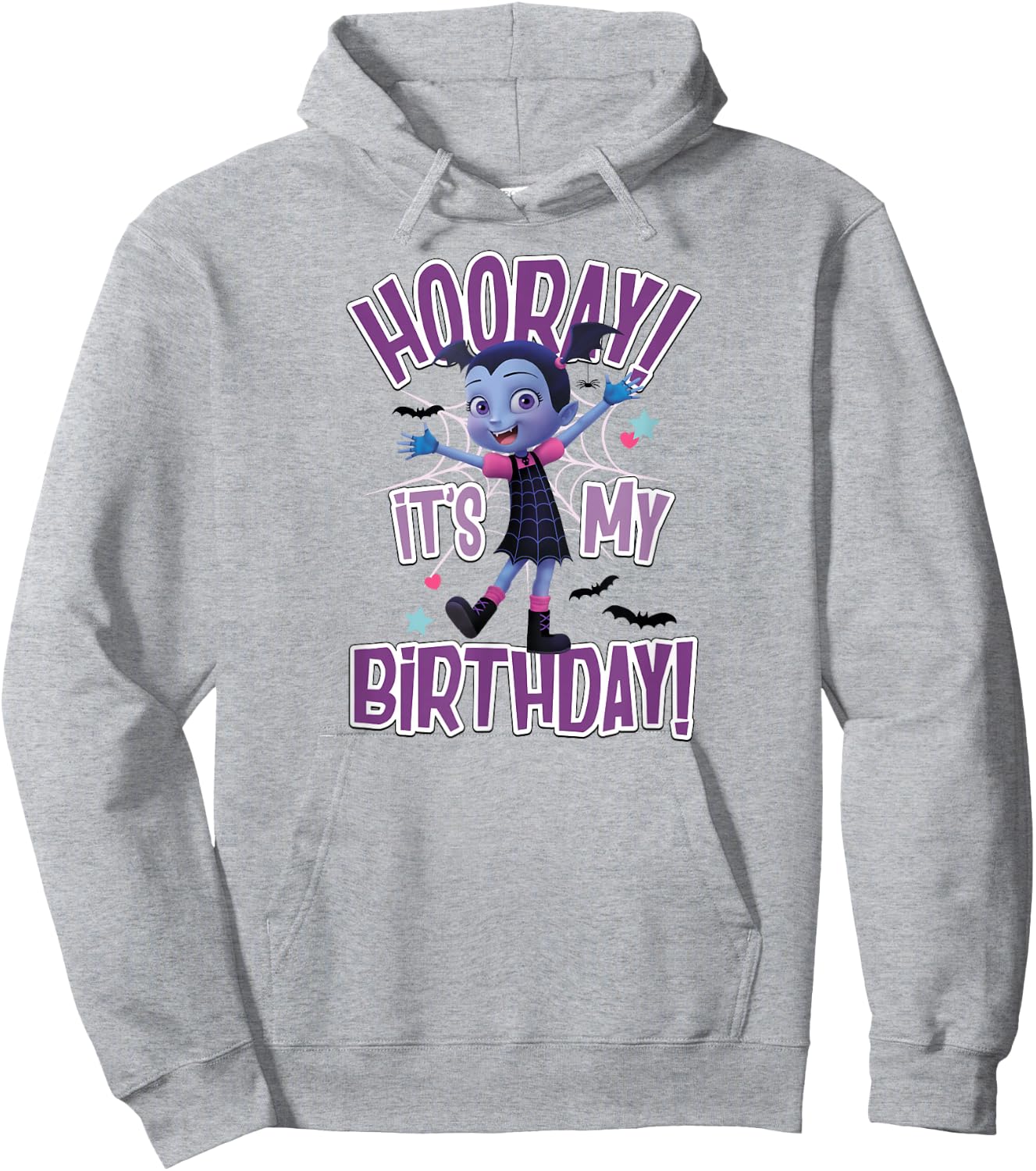 Disney - Juniors Vampirina Hooray Hoodie - Hoodie | Ash