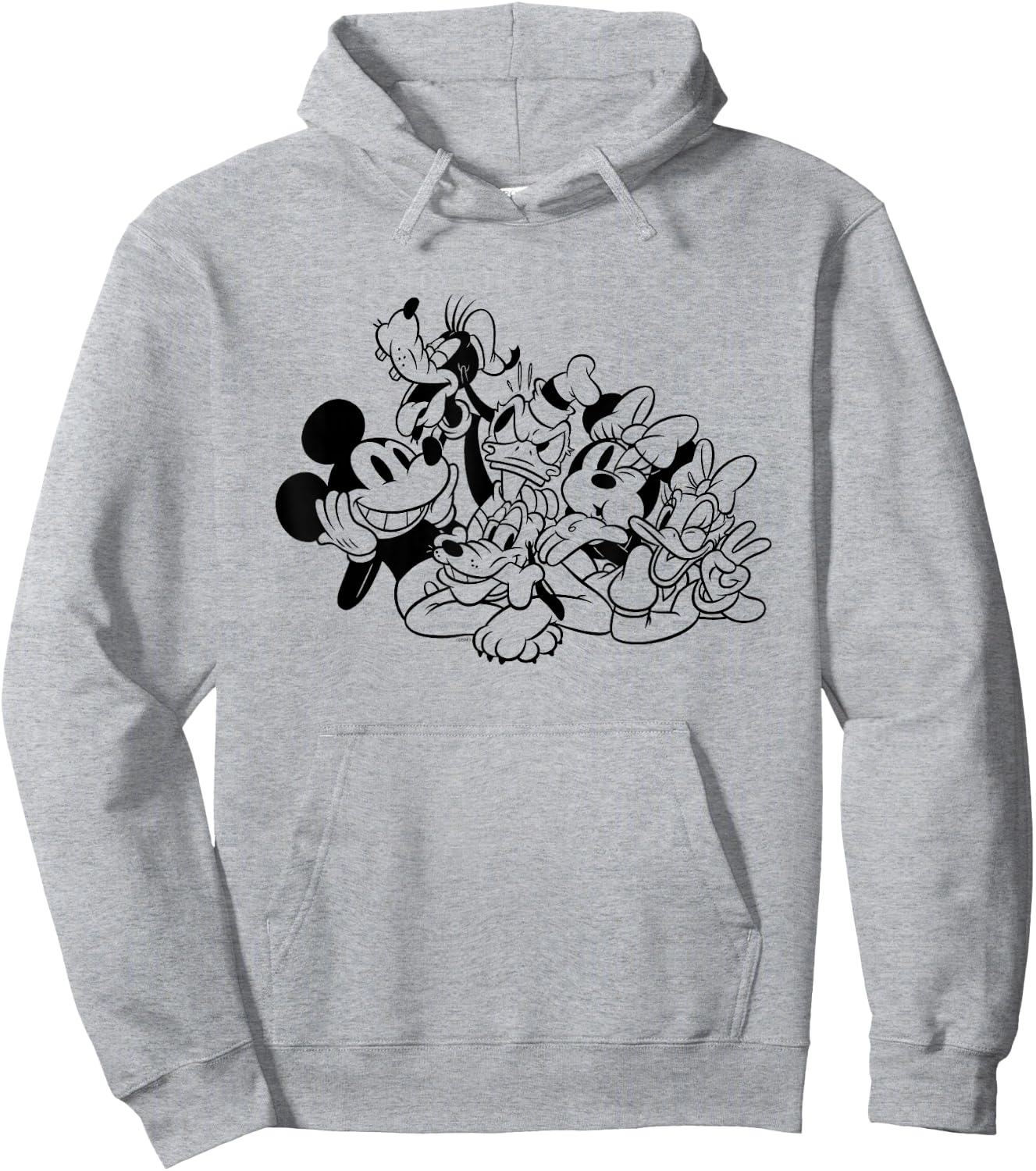 Disney Mickey and Friends Colouring Book Hoodie - Hoodie | Ash