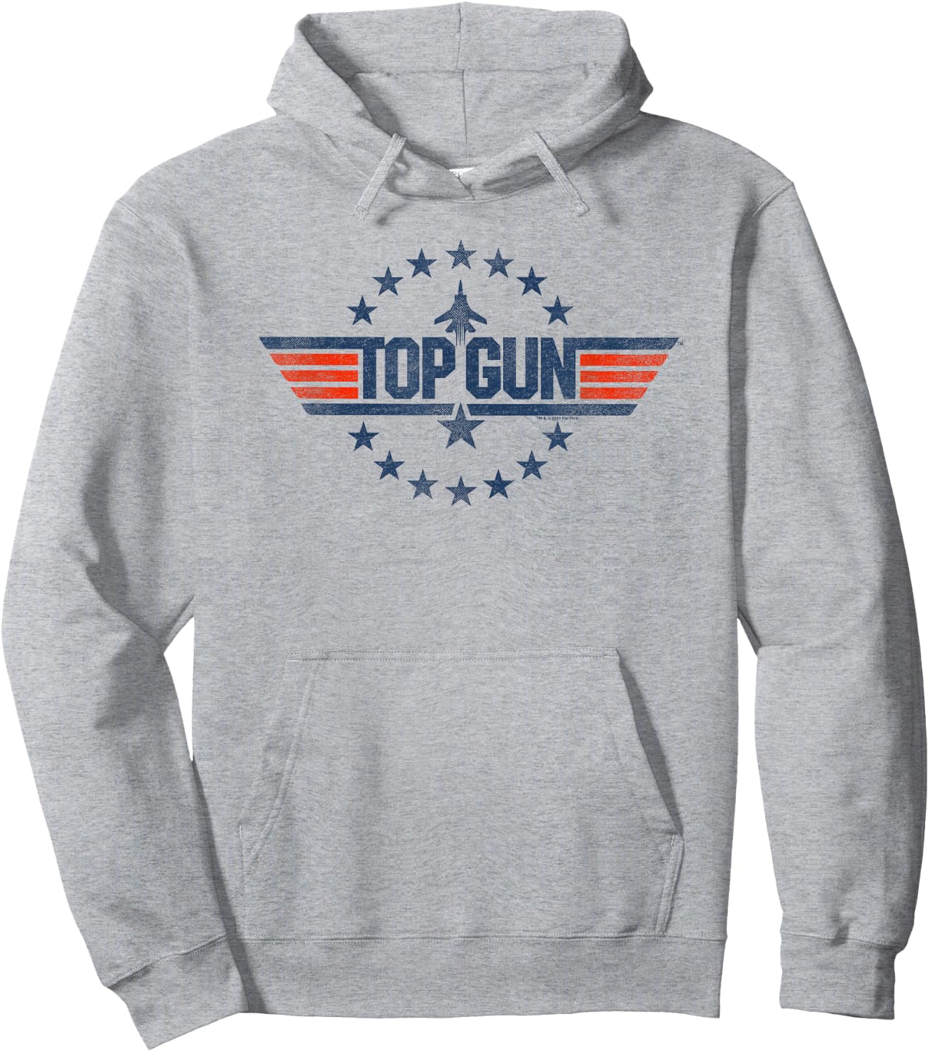 Top Gun Star Logo Hoodie - Hoodie | Ash