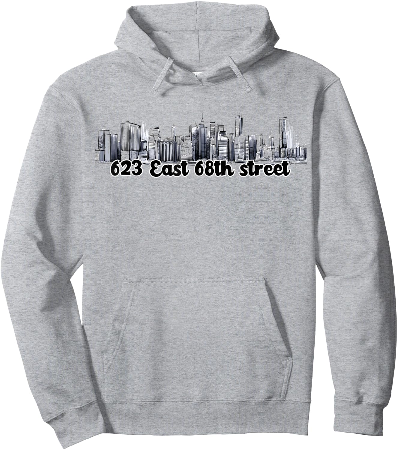 Team Lucy New York Address Hoodie - Hoodie | Ash