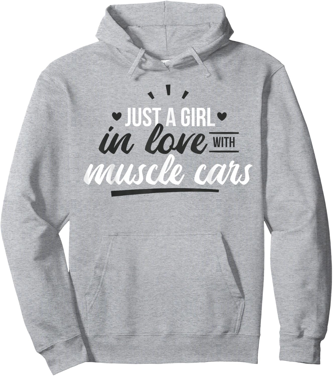 Just a girl in love with muscle cars Hoodie - Hoodie | Ash