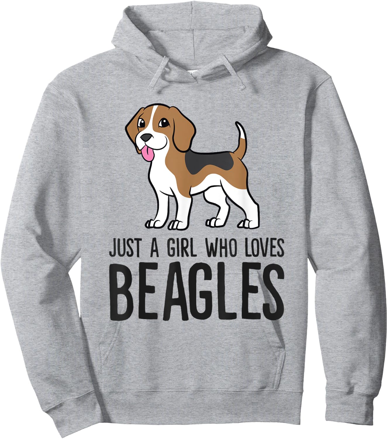 Just a Girl Who Loves Beagles Hoodie - Hoodie | Ash
