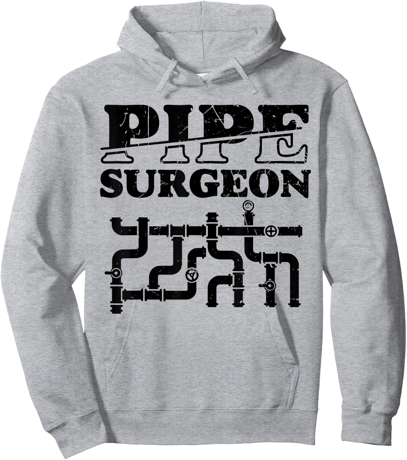 Pipe Surgeon Plumber Pipefitter Funny Hoodie - Hoodie | Ash