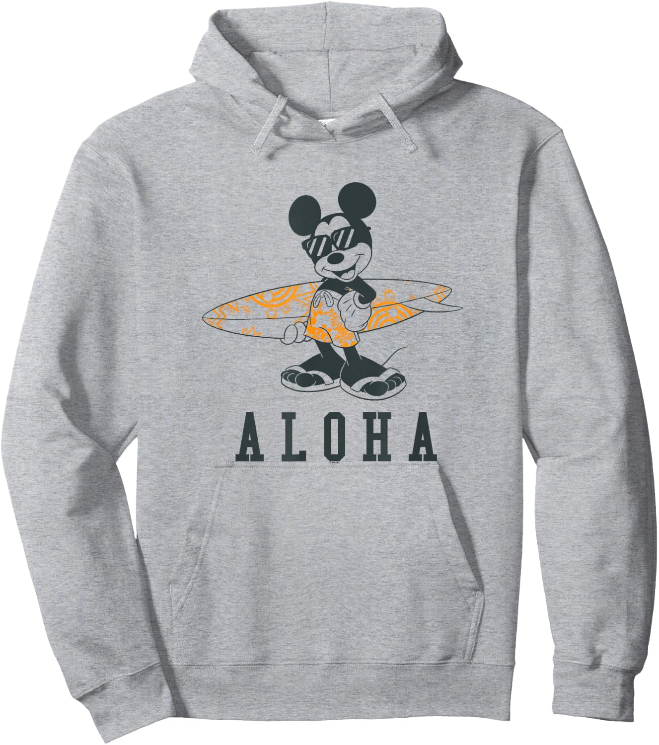 Mickey Mouse - Aloha Surf Hoodie - Hoodie | Ash