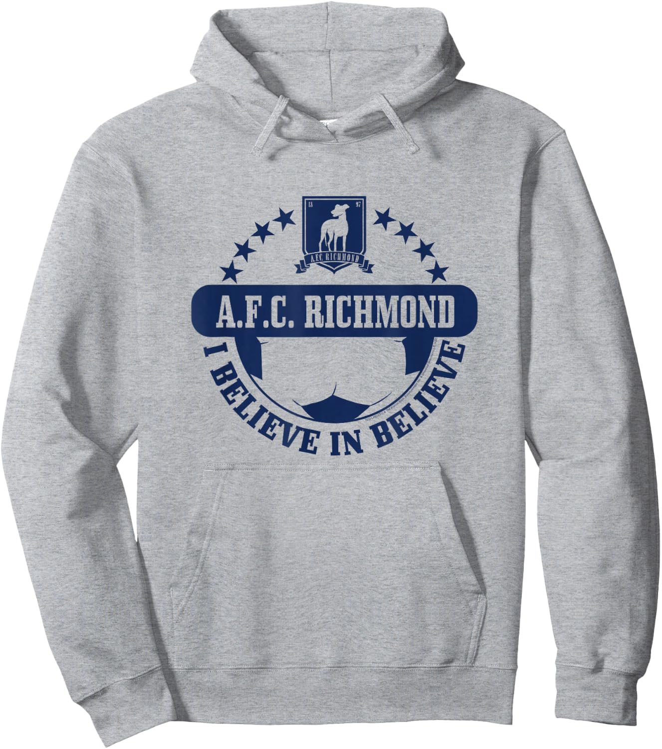 Ted Lasso AFC Richmond I Believe Small Hoodie - Hoodie | Ash