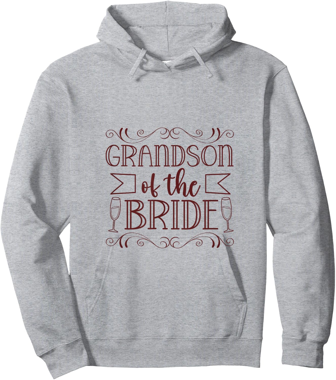 Wedding - Grandson of the Bride Hoodie - Hoodie | Ash
