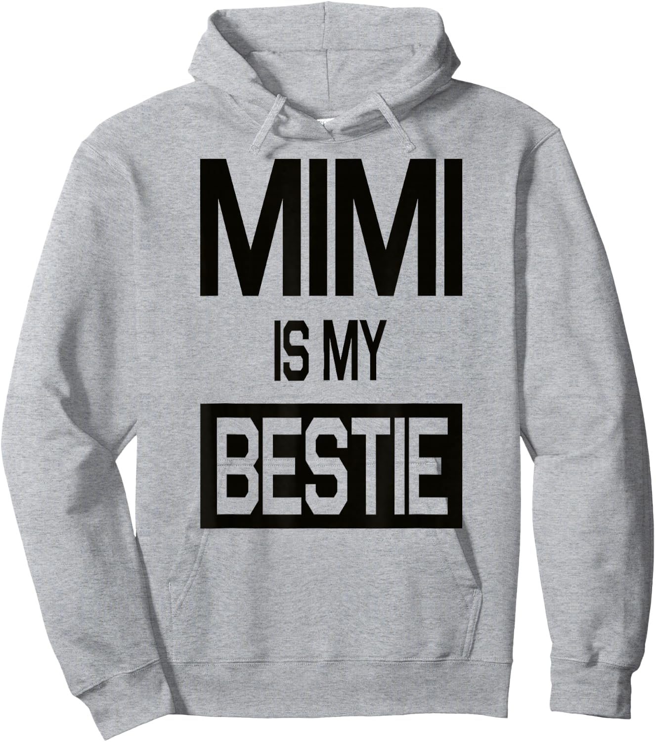 Mimi is My Bestie Shirt Funny Hoodie - Hoodie | Ash