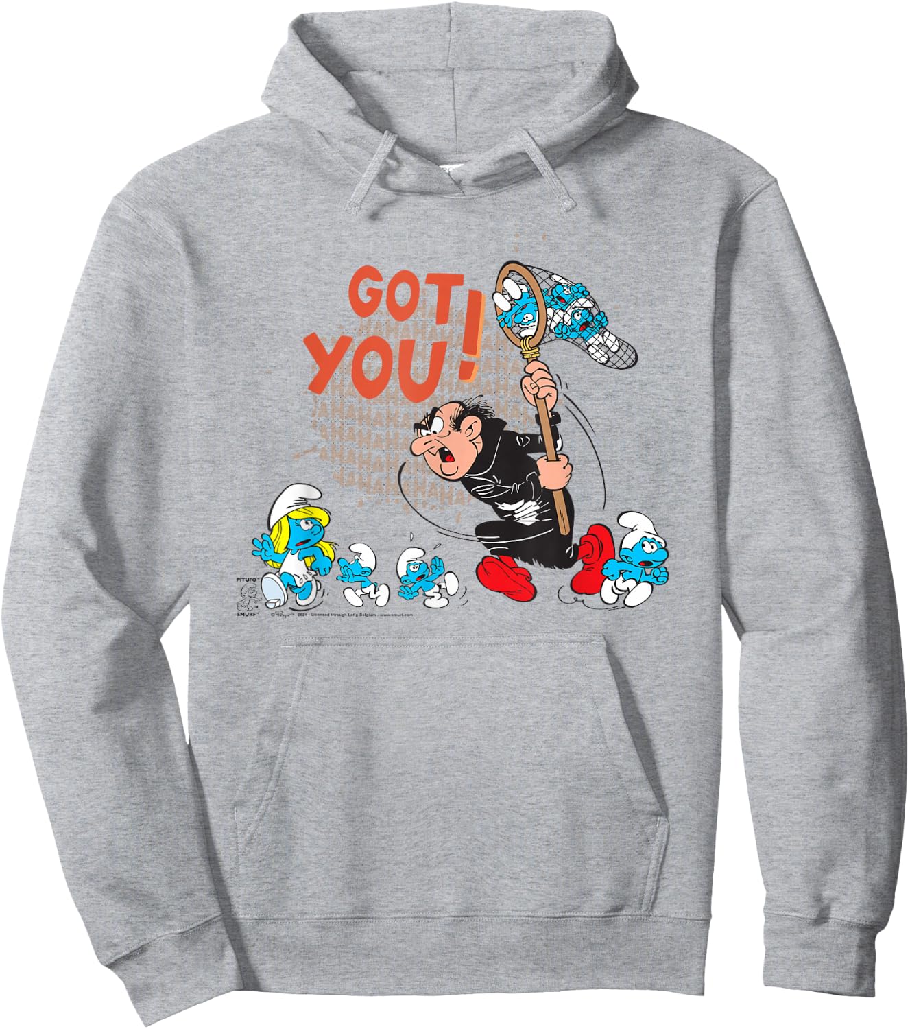 The Smurfs Gargamel Got You! Hoodie - Hoodie | Ash