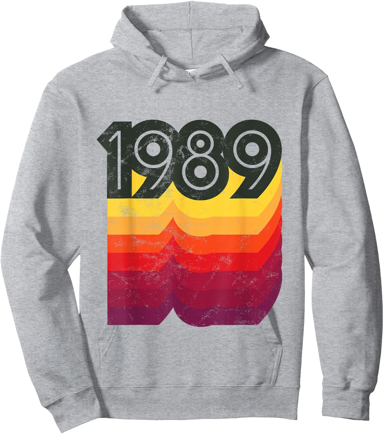 Birthday 80s Style Retro 1989 Hoodie - Hoodie | Ash