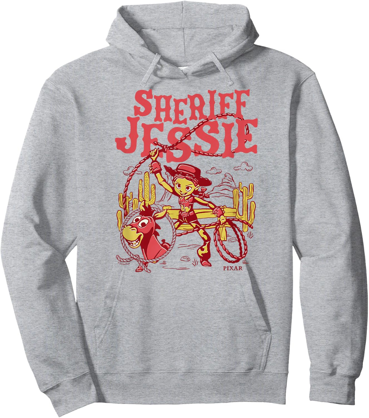 Toy Story 5 - Sheriff Jessie Western Poster Hoodie - Hoodie | Ash