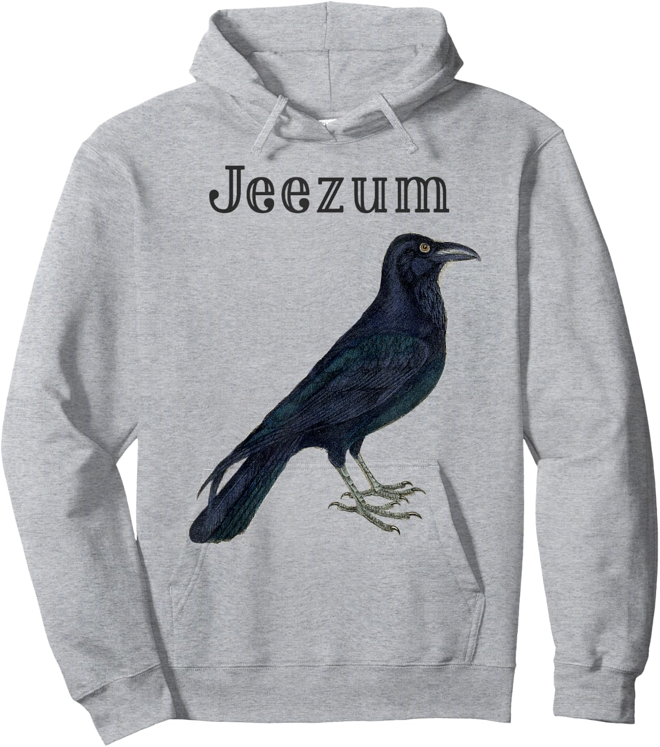 Jeezum Crow , Adult, Men, Women, Youth, Kids Hoodie - Hoodie | Ash
