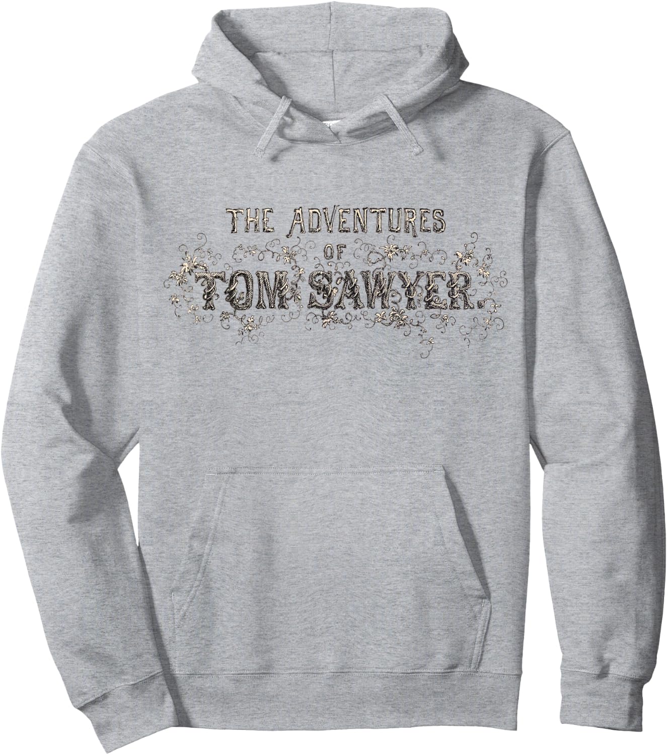 Tom Sawyer Adventures Title Page Hoodie - Hoodie | Ash