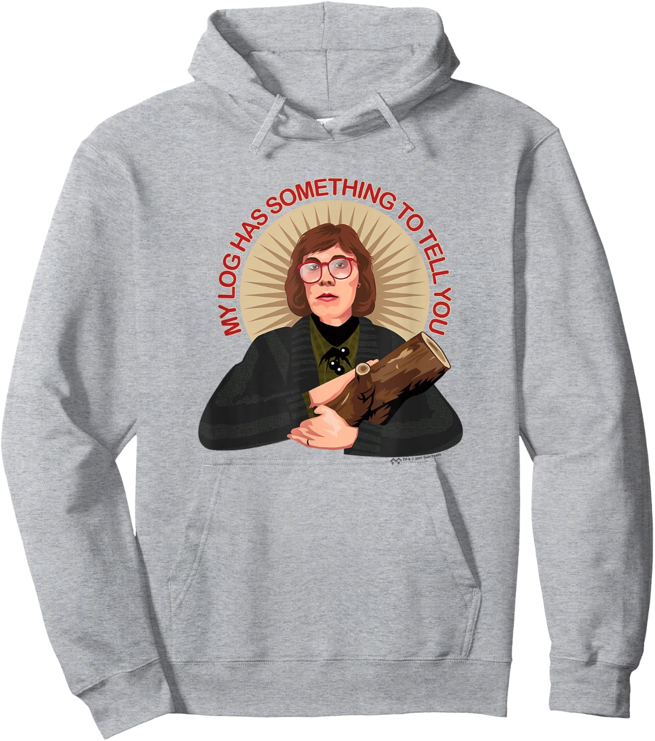 Twin Peaks Log Lady Hoodie - Hoodie | Ash