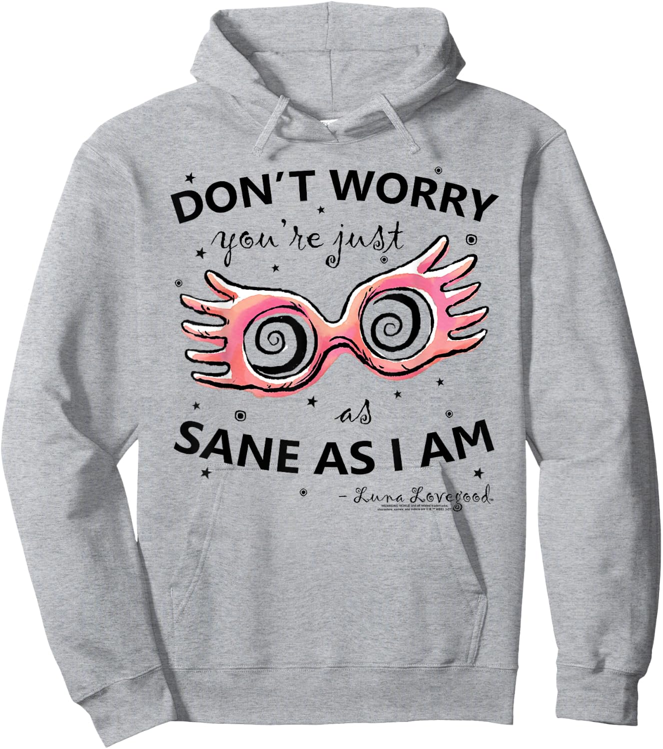 Harry Potter Luna Lovegood Spectrespecs Black Hoodie - Hoodie | Ash